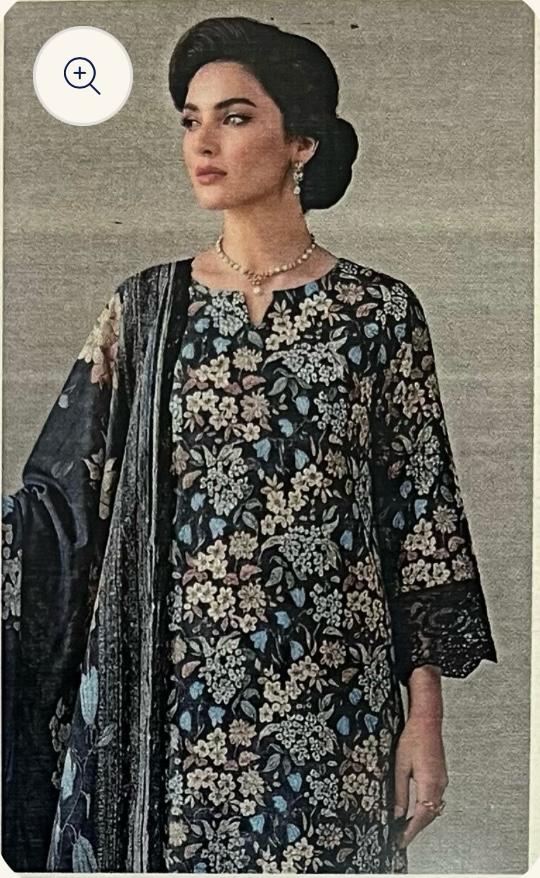Bin Saeed Embroidered Lawn Collection | 3-Piece Suit Deal (Special Offer)