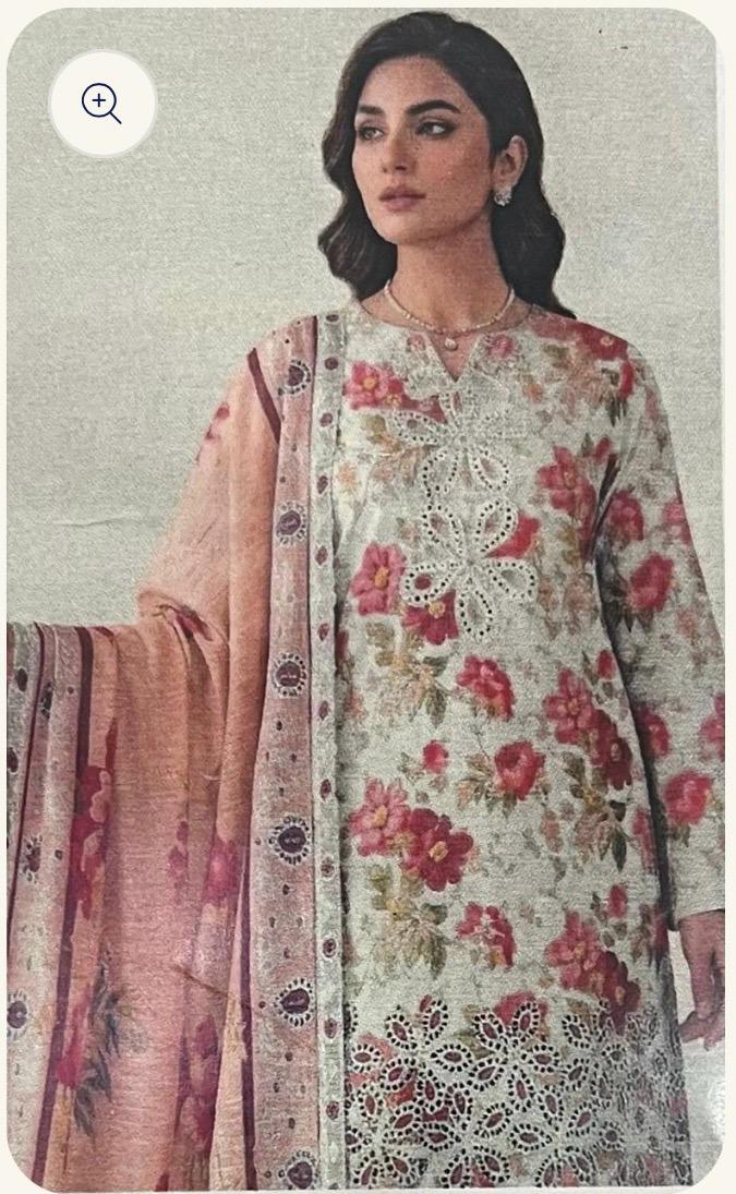 Bin Saeed Embroidered Lawn Collection | 3-Piece Suit Deal (Special Offer)