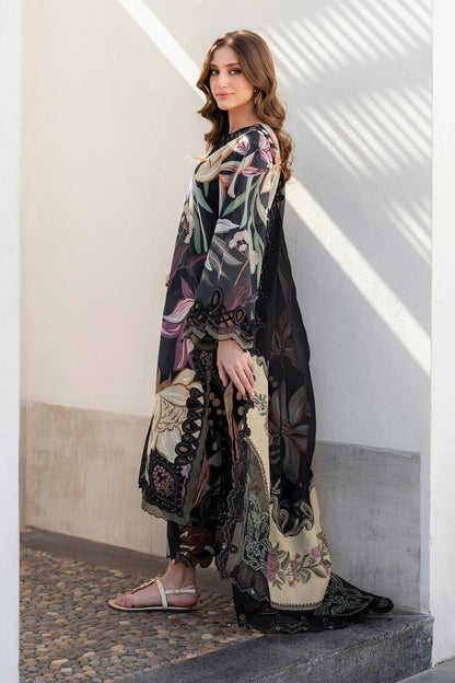 Lawn Baroque Black Digital Printed & Embroidered 3pc Suit